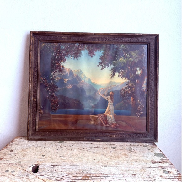 Other - Robert Atkinson Fox Framed Art Print "Dawn" Circa 1920s